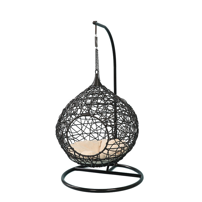 Rocket Rattan Hammock — Nid Cosy en Rotin Tressé pour Chat (Toutes Saisons)