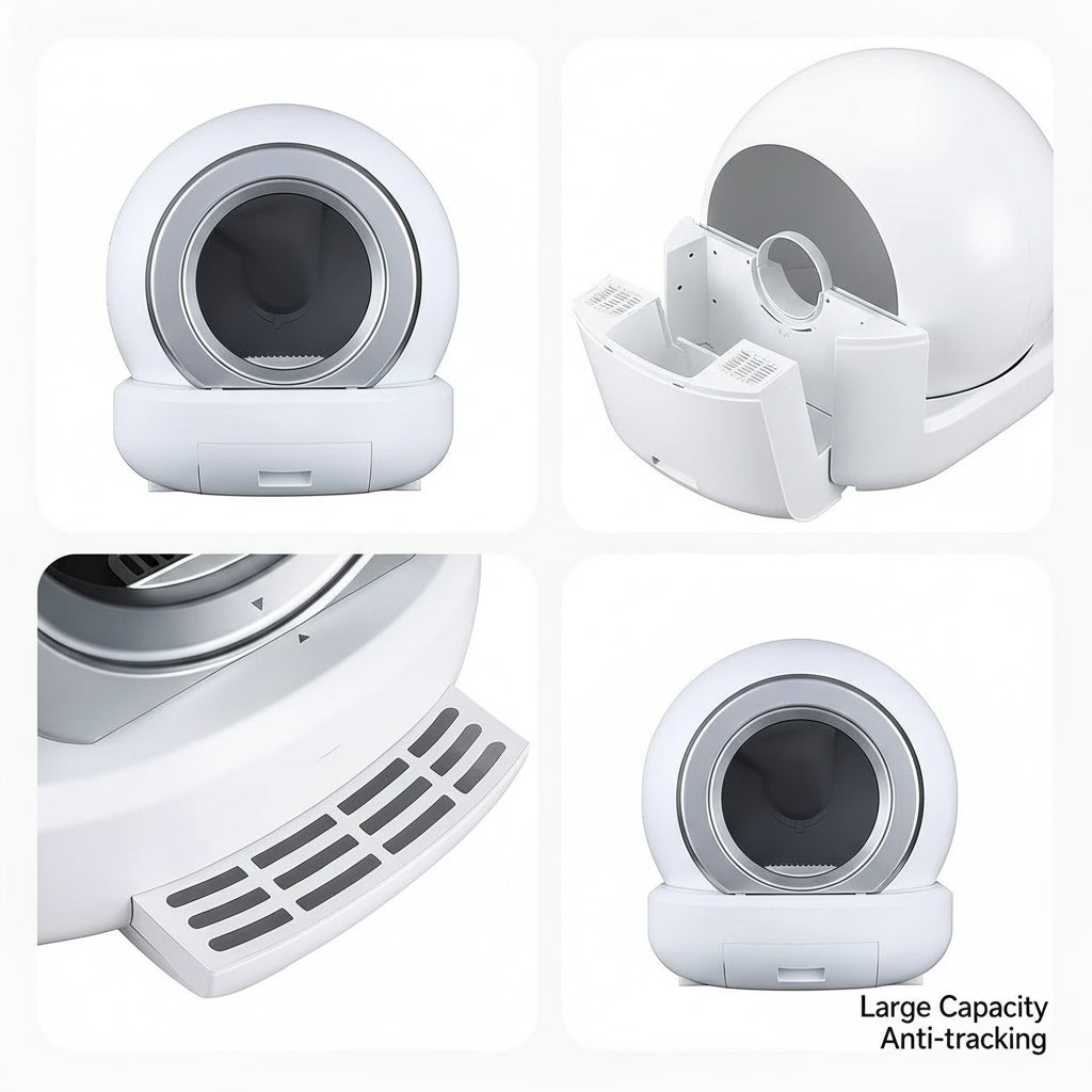 Rocket Orbit — Système Litière Auto-Clean & Évacuation Automatique