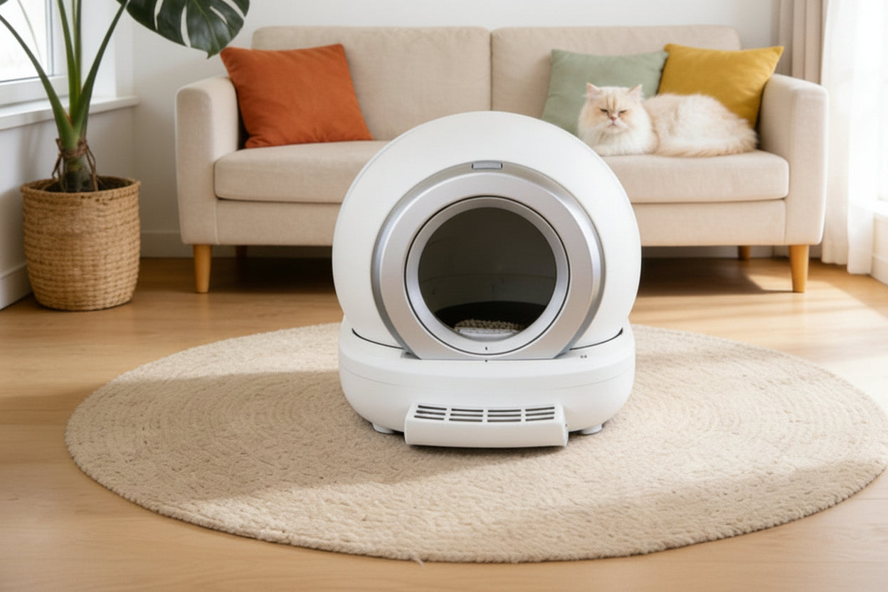 Rocket Orbit — Système Litière Auto-Clean & Évacuation Automatique