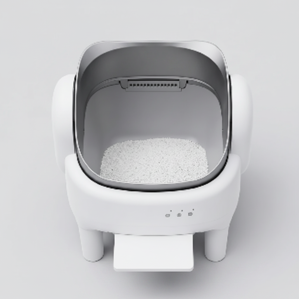 Rocket Nova Open-Air — Litière Automatique Design Ouvert pour Chat